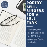 AP English Literature Poetry Bellringers for a Full Year |