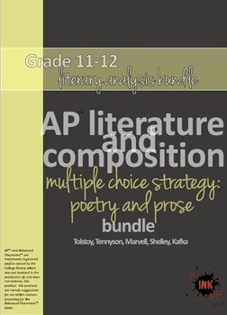 Preview of AP™ English Multiple Choice Reading Strategy bundle: (5) poetry/prose analysis