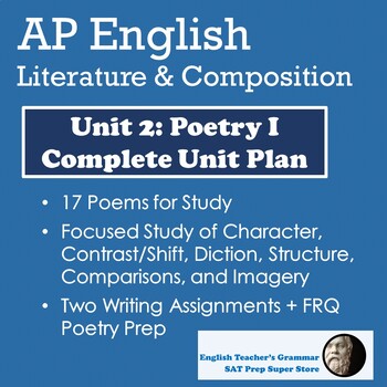 Preview of AP English: Poetry I Unit