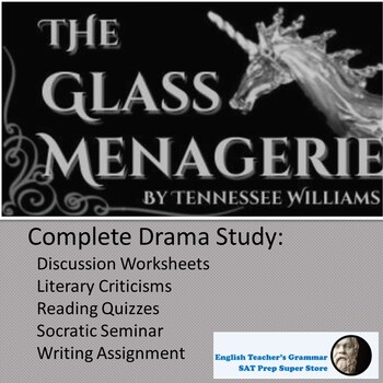 Preview of AP English: Tennessee Williams' The Glass Menagerie Unit Plan