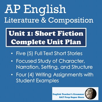 Preview of AP English Unit 1: Short Fiction Unit Plan Bundle