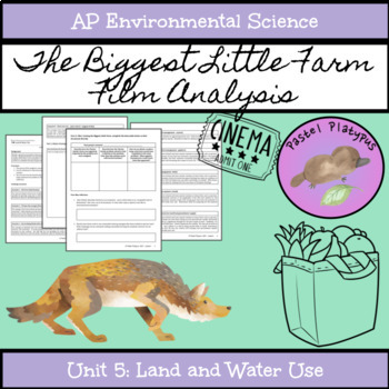 Preview of AP Environmental Sci Unit 5: the Biggest Little Farm Film Analysis (Agriculture)