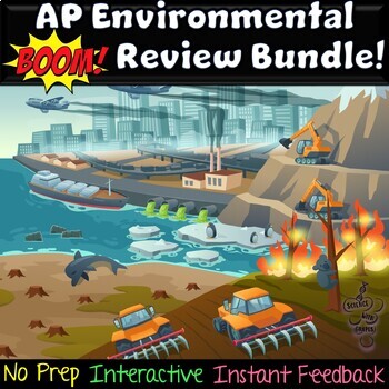 Preview of AP Environmental Science (APES) FULL YEAR Growing BOOM Bundle Review