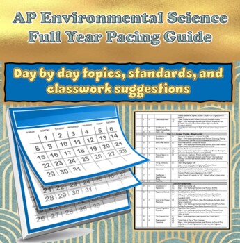 Preview of AP Environmental Science (APES) Pacing Calendar Guide