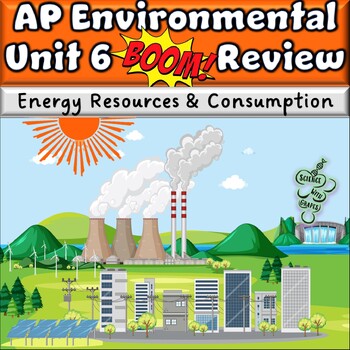 Preview of AP Environmental Science (APES) Unit 6 Energy Consumption & Use BOOM Review