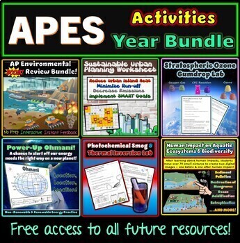 Preview of AP Environmental Science Activity Bundle