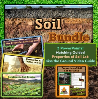 Preview of AP Environmental Science All About Soil Series, Complete Resource BUNDLE