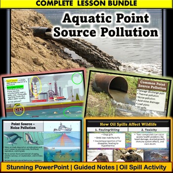 Preview of AP Environmental Science Aquatic Pollution Part 1: Point Sources Complete Lesson