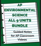 Guided Notes for AP Environmental Science AP Classroom Dai