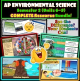 AP Environmental Science Semester 2 (Units 6-9) Complete L