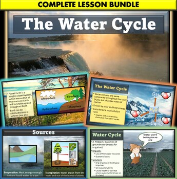 Preview of AP Environmental Science - The Water Cycle Complete Lesson Plan BUNDLE