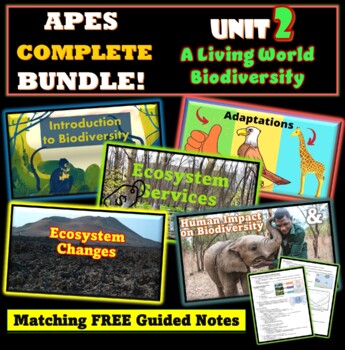 Preview of AP Environmental Science Unit 2 The Living World Biodiversity COMPLETE BUNDLE!