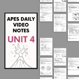 AP Environmental Science - Unit 4 Daily Video Notes (ENTIR