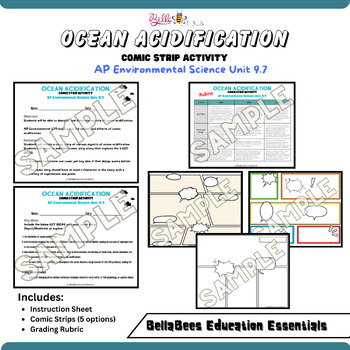 Preview of AP Environmental Science Unit 9.7 Comic Strip Activity: Ocean Acidification