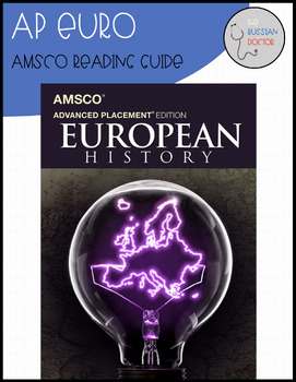 Preview of AP Euro AMSCO Reading Guide Bundle (Units 1 - 9)