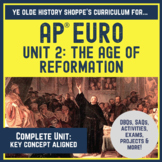 AP Euro Unit 2: Reformation & War - Activities, SAQ, DBQ, Review & Exams