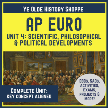 Preview of AP Euro Unit 4: Scientific Revolution & Enlightenment - Complete Digital Unit