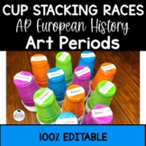 AP European History ART PERIODS Review Activity Cup Stacki