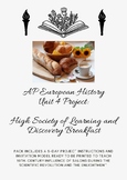 AP European History Unti 4 Project 18th. Century Salon Breakfast