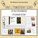 AP European Unit 2  Age of Reformation PowerPoint & Google Slides