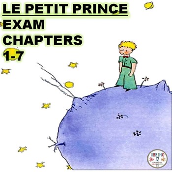 Preview of FRENCH: LE PETIT PRINCE EXAM CHAPTERS 1-7