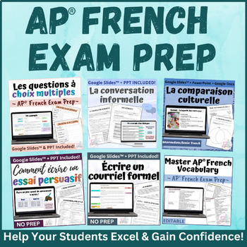 Preview of AP® French Language and Culture Exam Prep Bundle | Préparation pour l'examen AP®