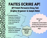AP French | Persuasive Essay Task Template | Step-by-Step 
