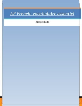 Preview of AP French topical vocabulary lists