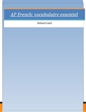 AP French topical vocabulary lists