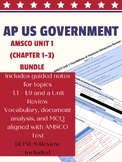 AP Government: AMSCO Unit 1 BUNDLE (with bonus review work