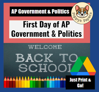 Preview of AP Government- First Day of School Activity