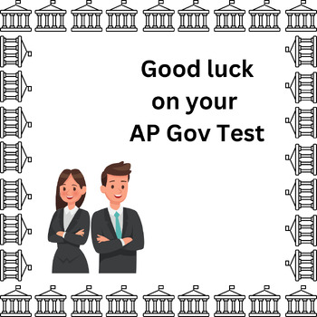 Preview of AP Government Goodie Bag Label