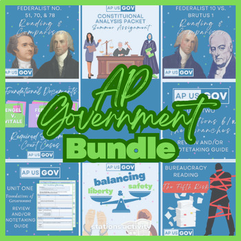 Preview of AP Government & Politics Resources | Growing Bundle!