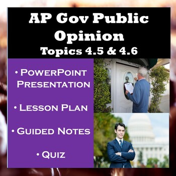 Preview of AP Government - Public Opinion - Topics 4.5 & 4.6