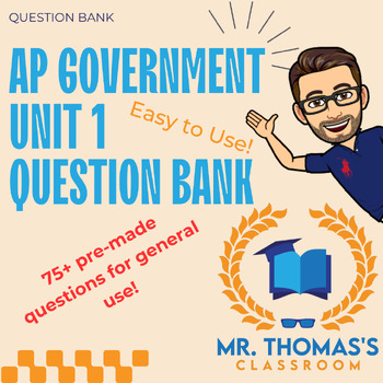 Preview of AP Government Unit 1 Question Bank