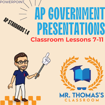 Preview of AP Government Unit 1 Section 2 PowerPoint (5 Lessons Total, AP 1.4)