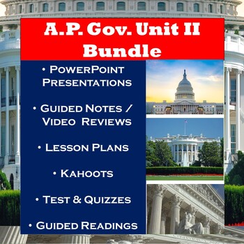 Preview of AP Government Unit II Bundle