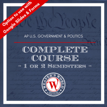 Preview of AP U.S. Government & Politics Complete Course | AP Government | AP Gov Full Year