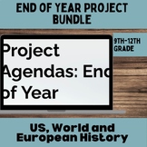 AP History | End of Year Projects | World, European, US Hi