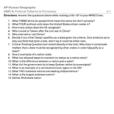 AP Human Geo AMSCO Unit 4 Questions: Ready to Print!