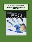 AP Human Geography Amsco Reading Quizzes 2nd Edition