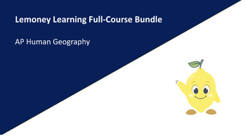 Preview of AP Human Geography Full-Course Bundle