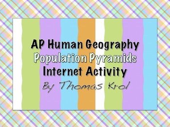 Preview of AP Human Geography Internet Activity Population Pyramid