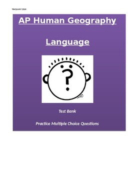 released mutltiple choice ap human geography tests