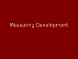 AP Human Geography Measuring Development Powerpoint