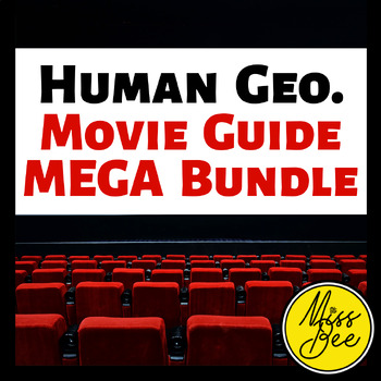 Preview of Human Geography Movie Guide Mega Bundle