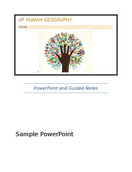 Ap Human Geography Powerpoints And Guided Notes - 