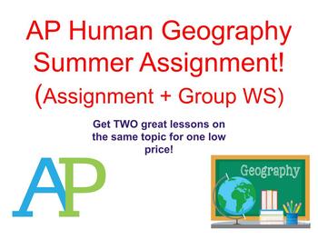 summer assignment ap human geography