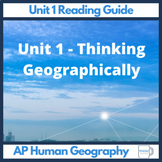 AP Human Geography - Unit 1 Reading Guide (for AMSCO 2nd ed.)