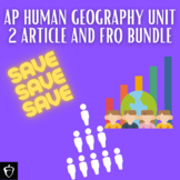 AP Human Geography Unit 2 Article and FRQ Bundle